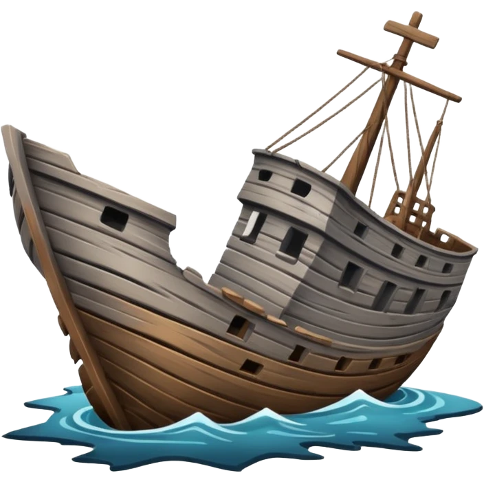 Shipwreck emoji