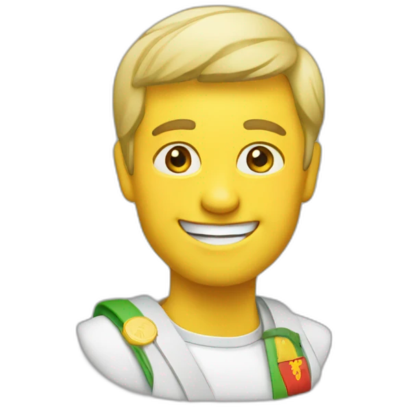 lithuanian happy citizen emoji