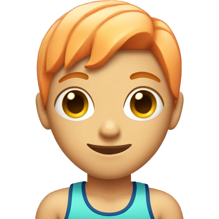 a peach wearing gym shorts  emoji