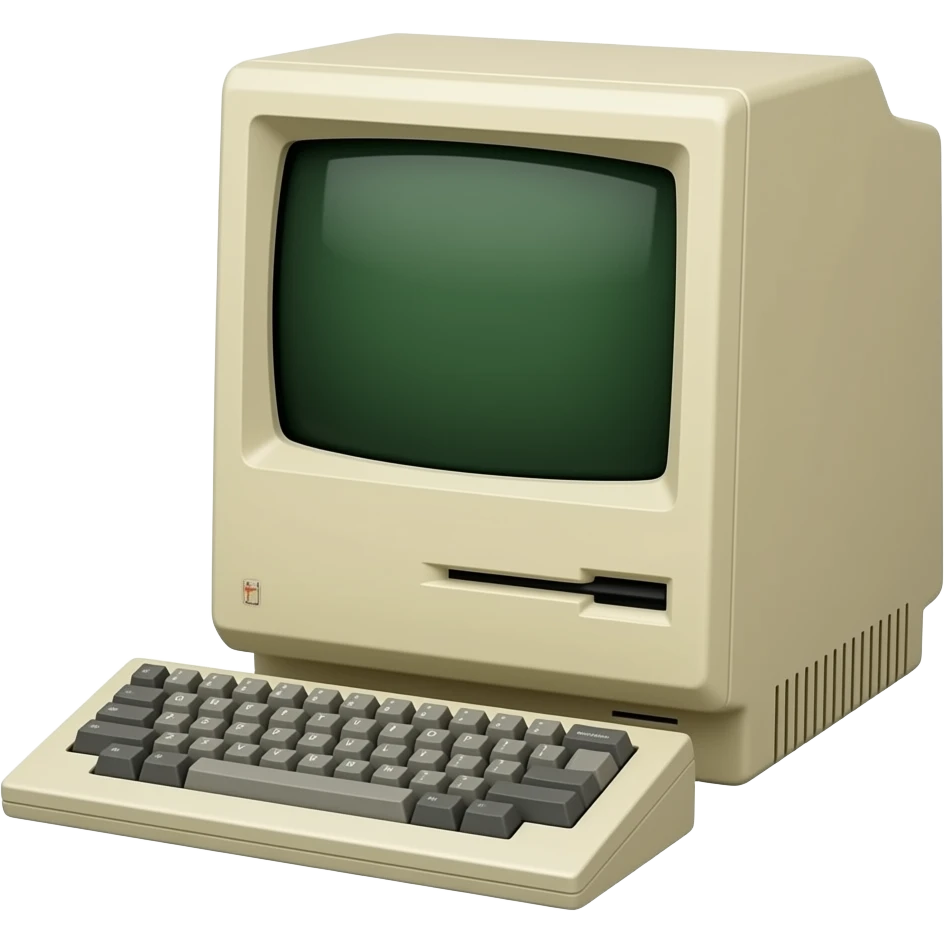 Retro Apple Computer emoji