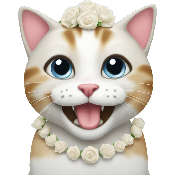 happy cat wedding emoji