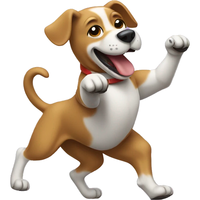 dancing dog emoji