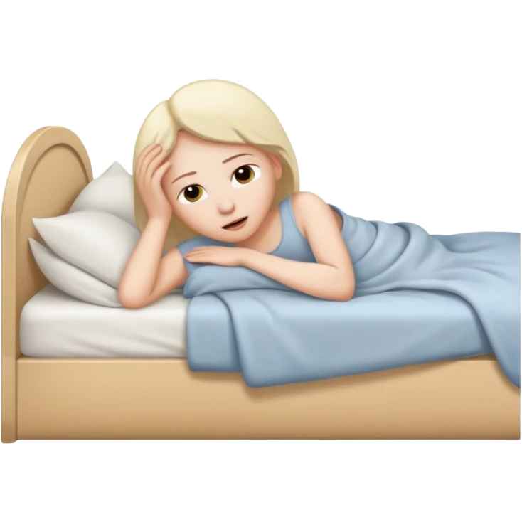 Person waking up out of bed emoji
