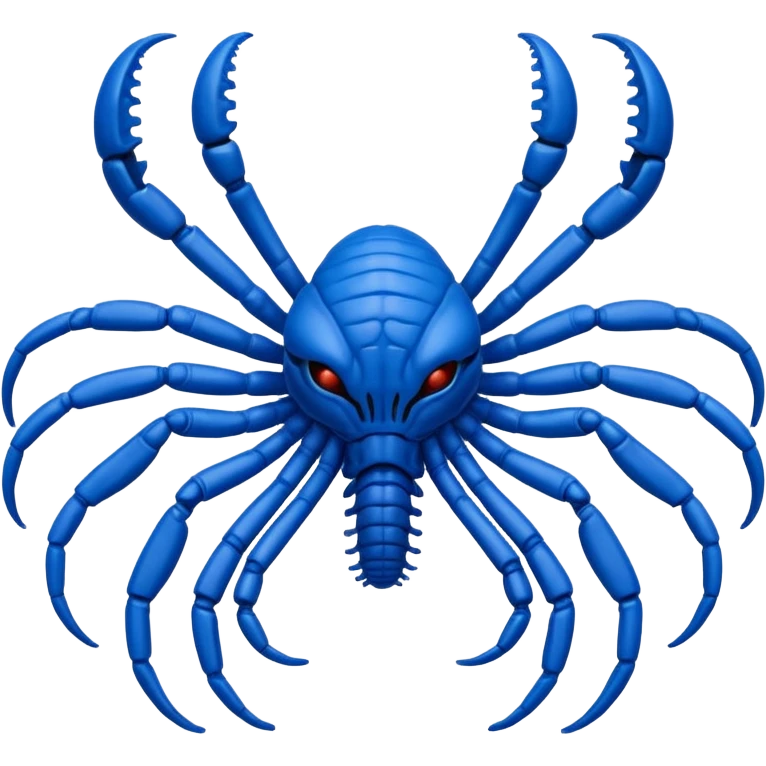 woman with blue Facehugger emoji