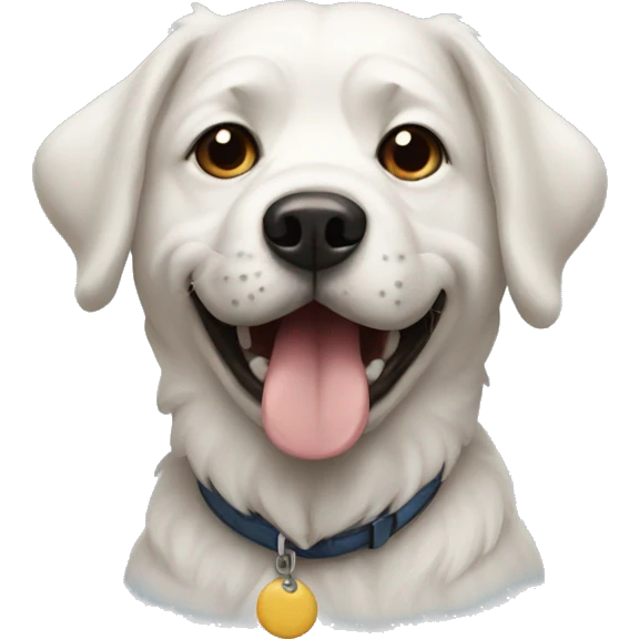 Dog portrait emoji