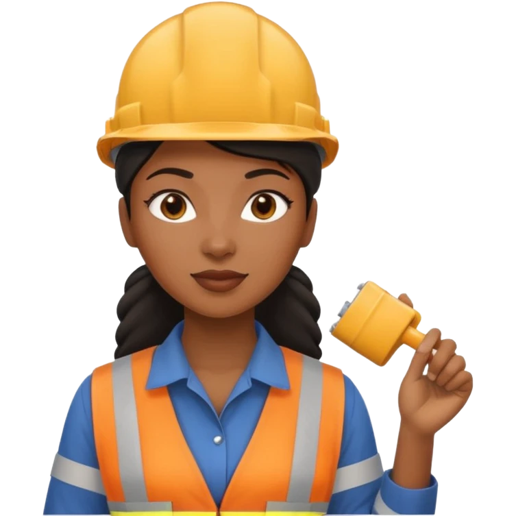 factory worker black woman  emoji