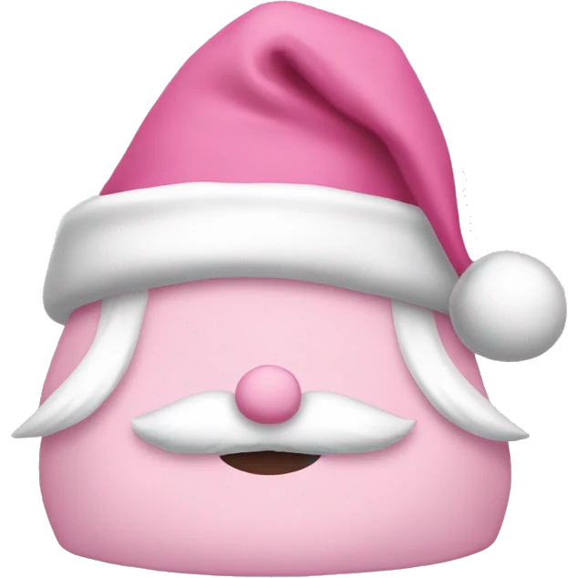 light pink santa hat emoji