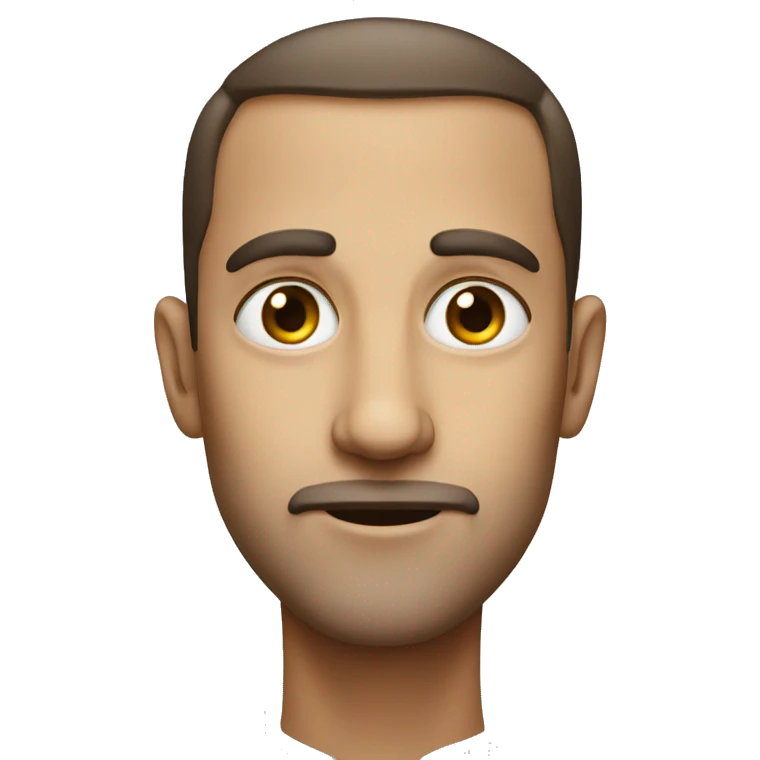 narrow eyes man emoji
