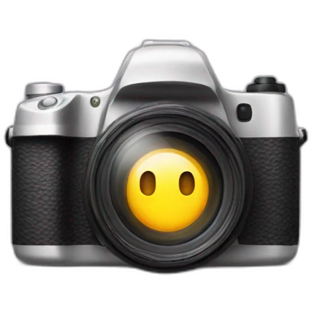 Camera flashing emoji