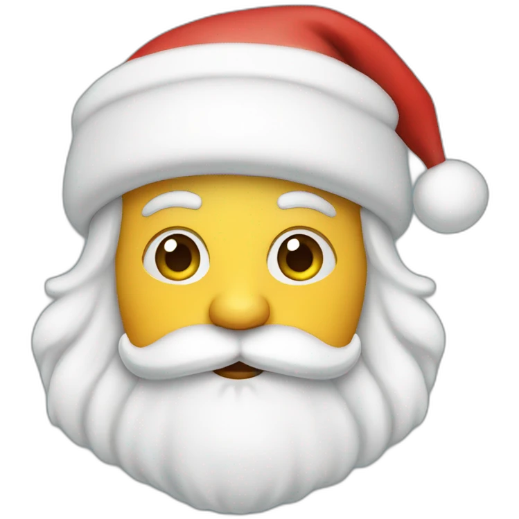 santa shhh emoji