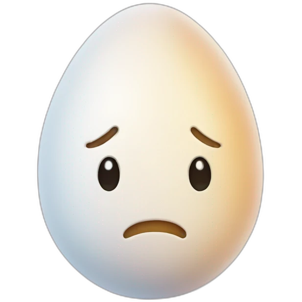 sad egg emoji