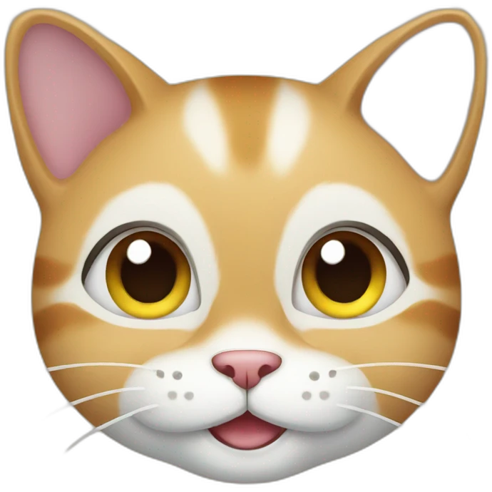 happy face cat emoji