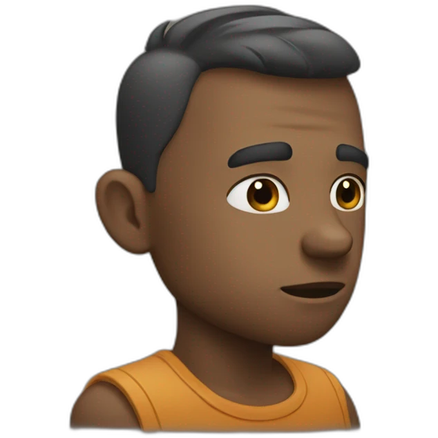 Looking at the side emoji