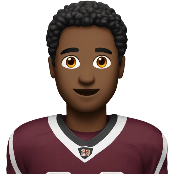 Maroon jersey number 24  emoji