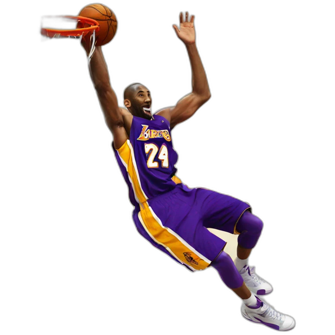 Kobe Bryant do dunk emoji