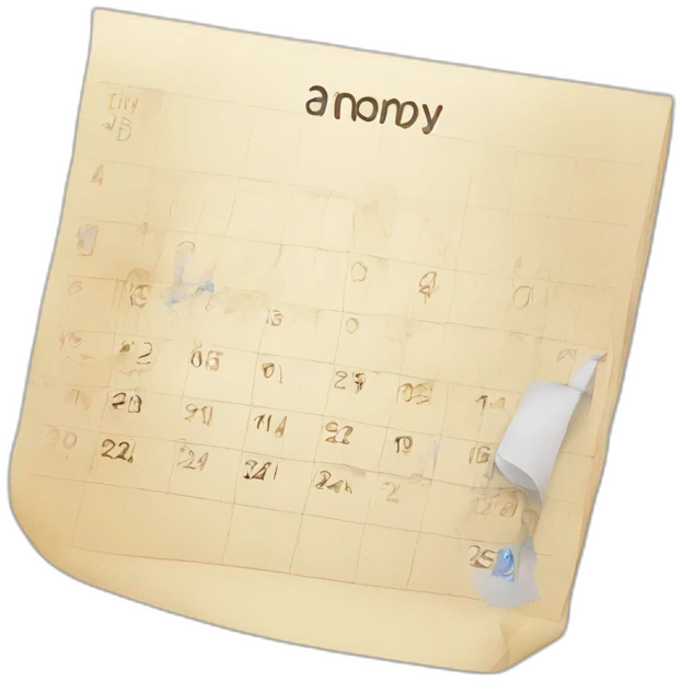 calender with dates emoji