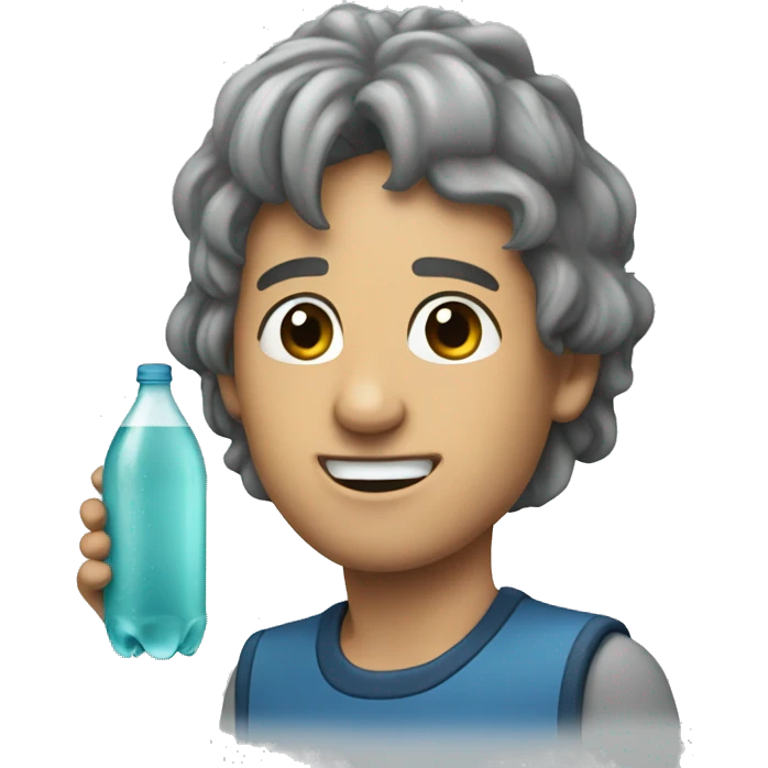 Botella de agua emoji