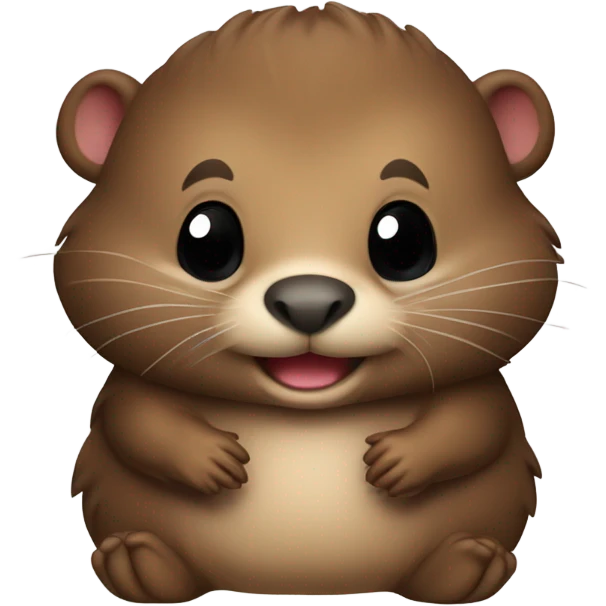 Beaver baby emoji