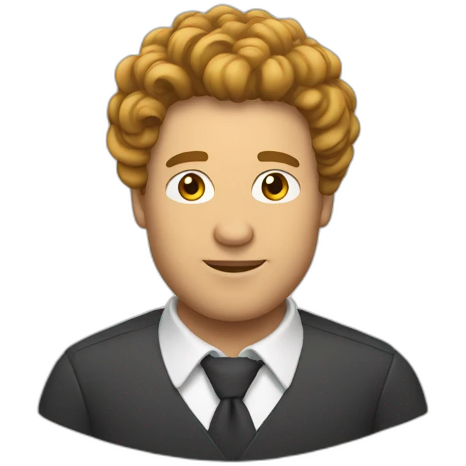 Un homme avec des grands tresses emoji