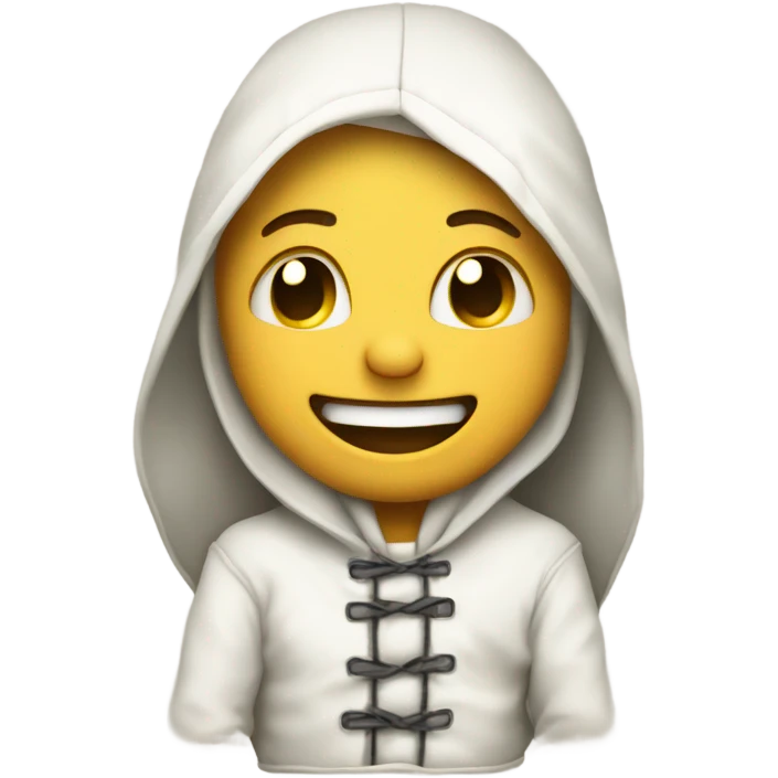 Laughing with straight jacket  emoji