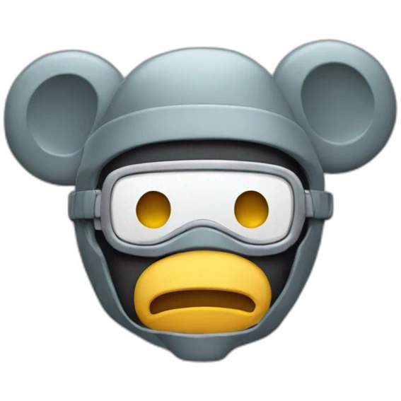 Bender with mickey ears emoji