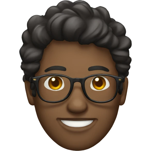 chico con lentes  emoji