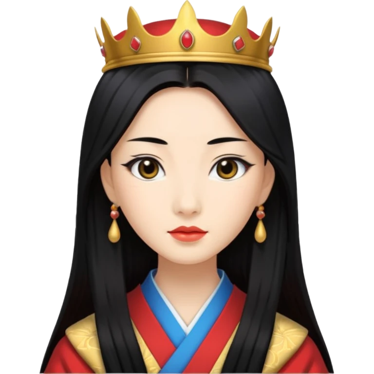 japaneses queens long hairs emoji