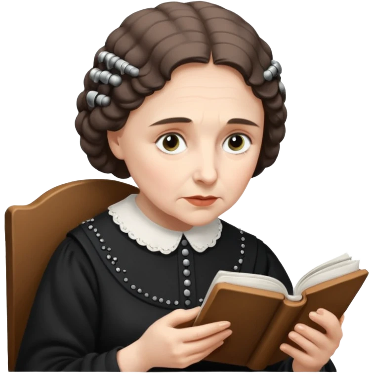 hellen keller reading braille  emoji