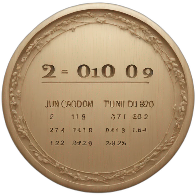 a plaque with the dates of the deceased emoji