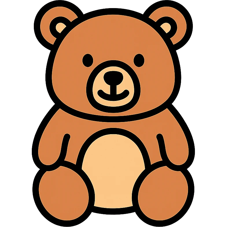 colored bear icon emoji