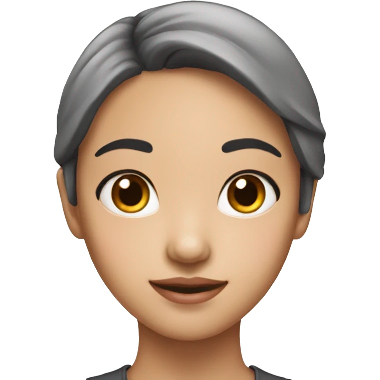 Pretty Asian beautiful girl emoji