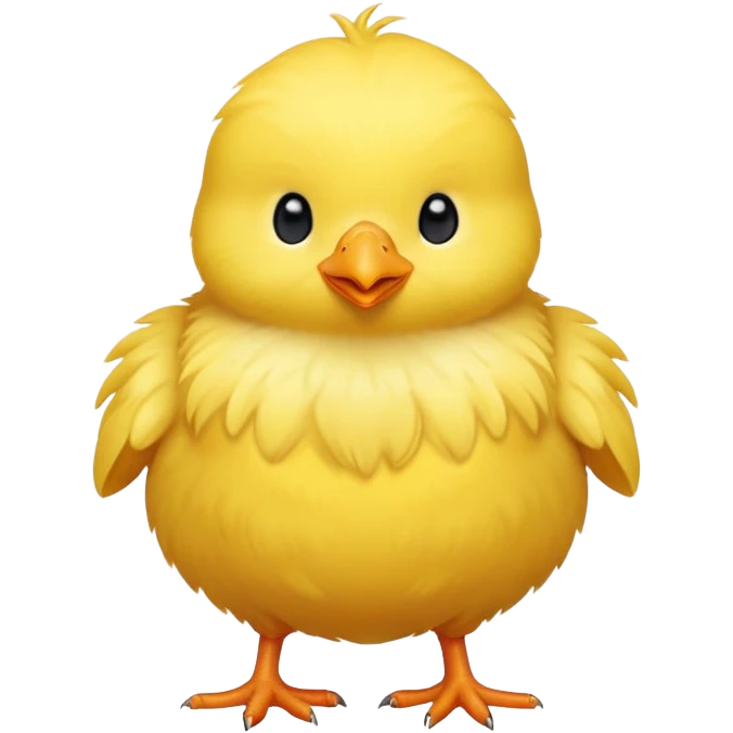 Standing chick emoji