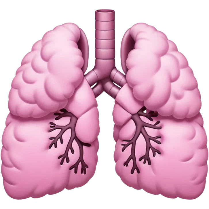 oversimplified cute lungs emoji