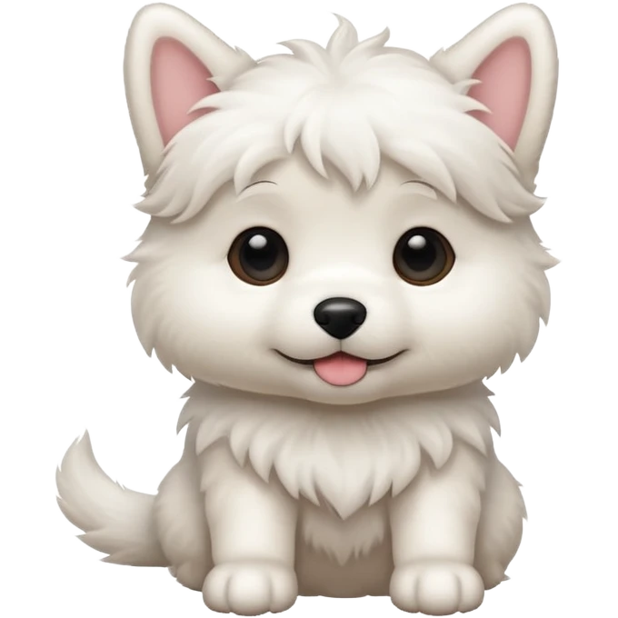 white puppy emoji