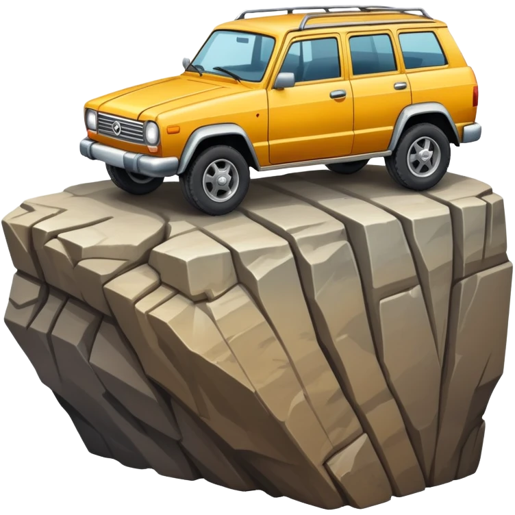 Car cliff emoji