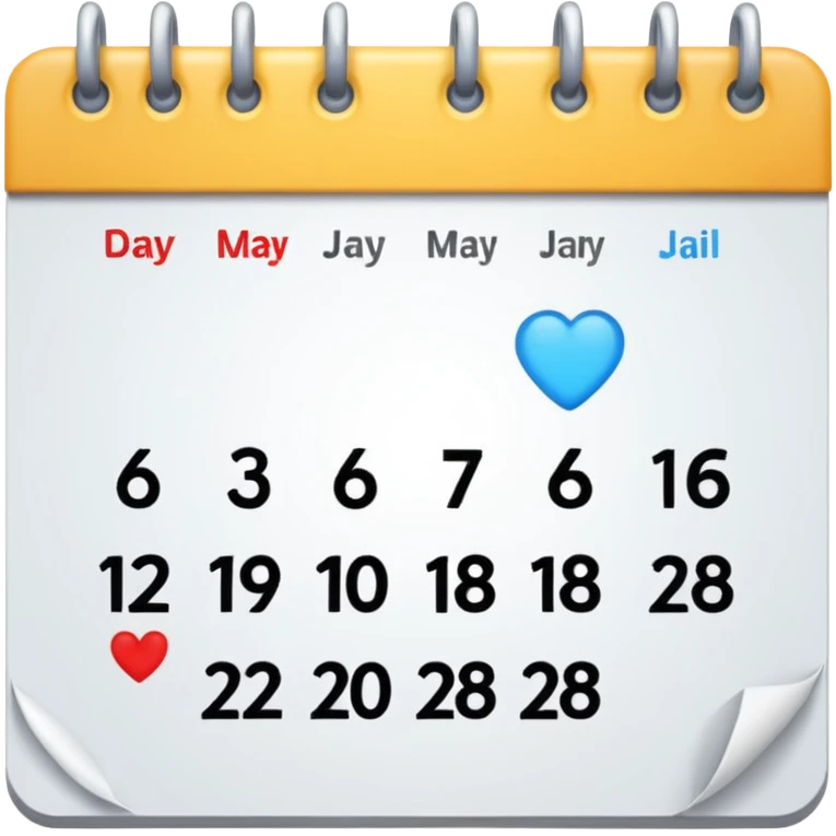 6 weeks emoji