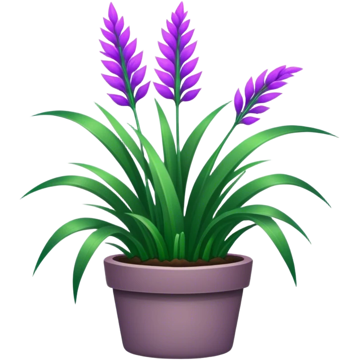 Plante with purple grass emoji