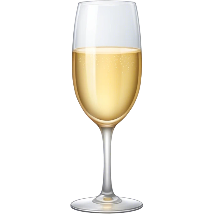 Champagne glass emoji