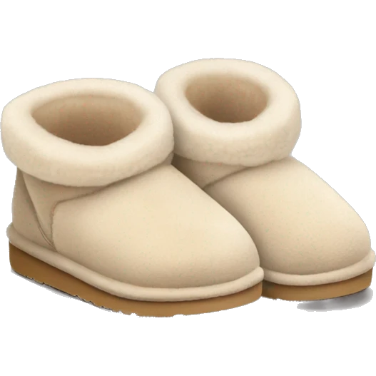 light beige ugg slippers emoji