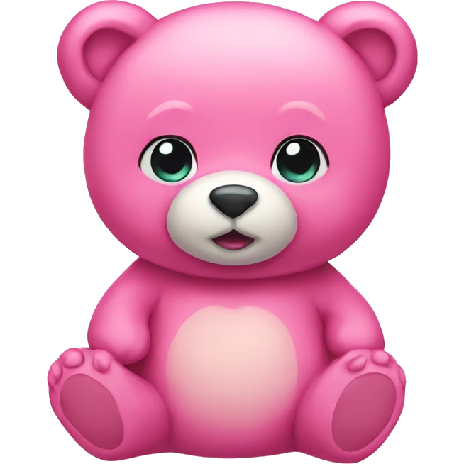 pink bear cute emoji
