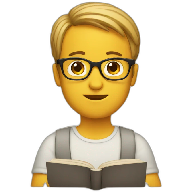 Booklover emoji