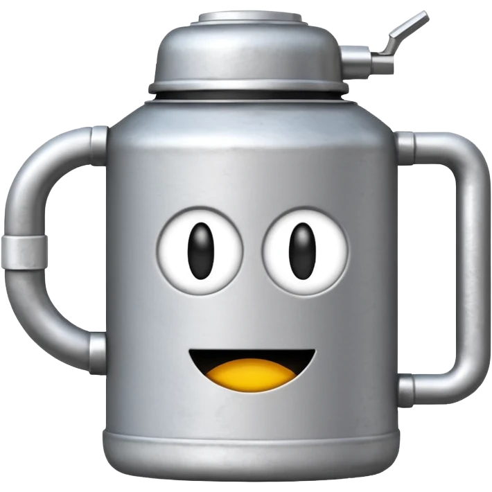 un termo con un mate blanco que diga "Stanley" en ambos  emoji