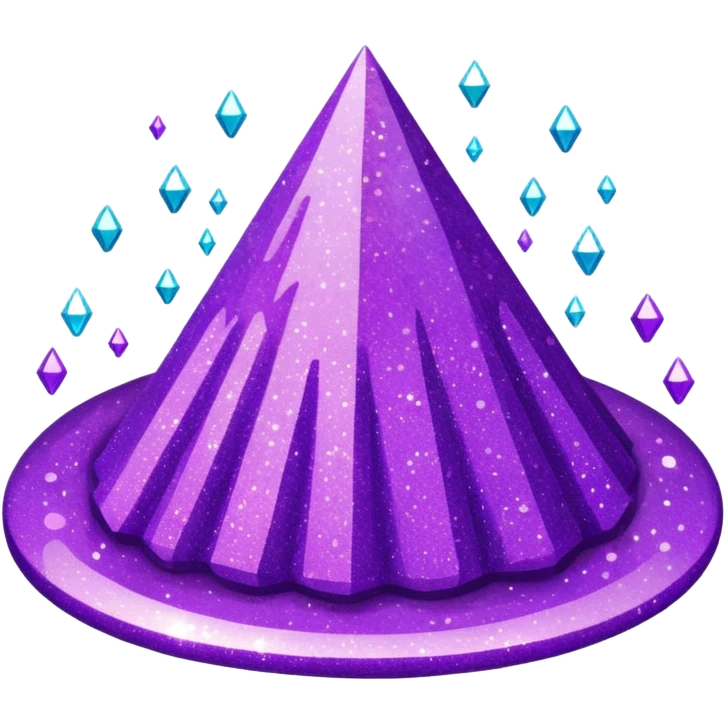 glitter purple and cian lixeira emoji
