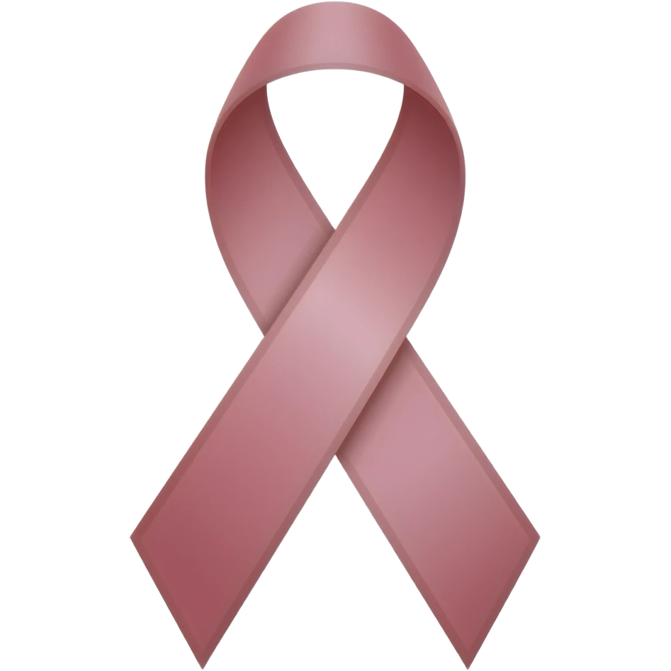 Thyroid cancer ribbon emoji