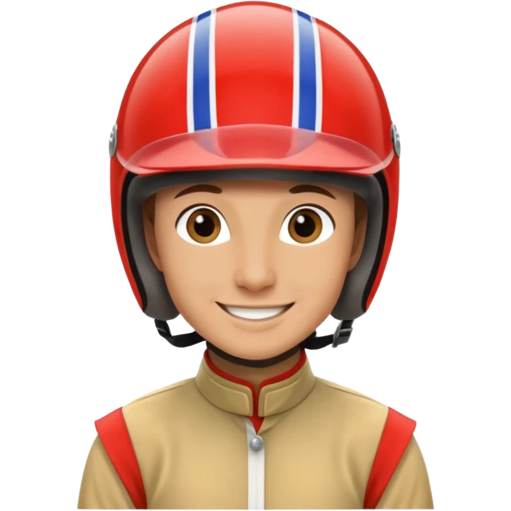 horse jockey maler face emoji