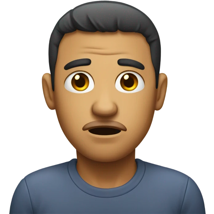 Emoji that is upset about saying something  emoji