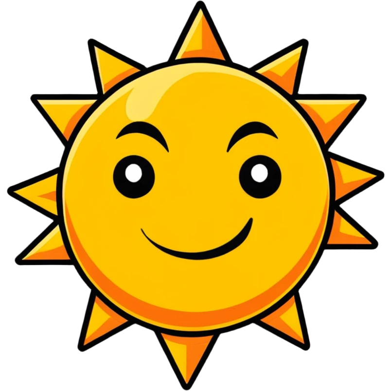 Cruel sun emoji