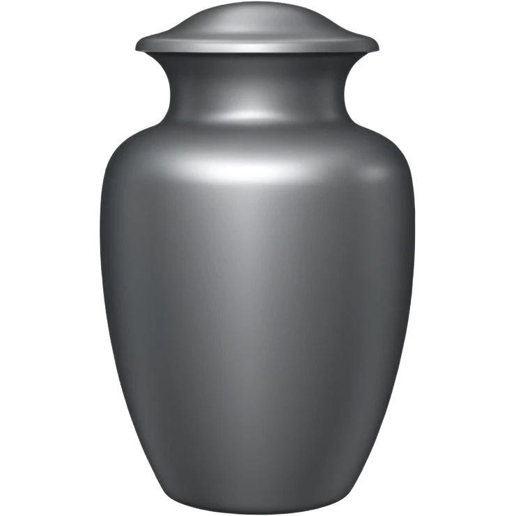 grey metalici urn emoji