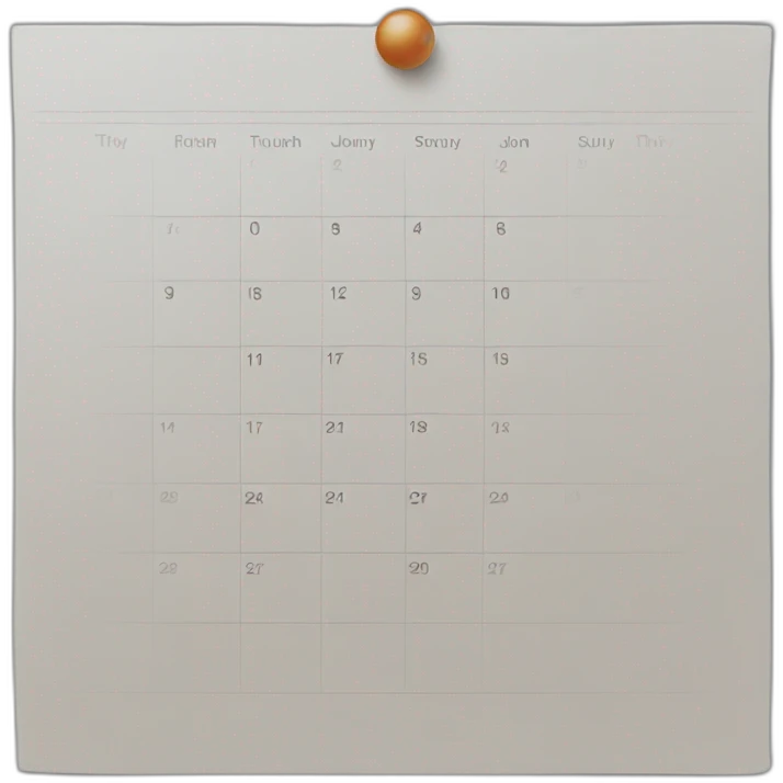 calendar emoji