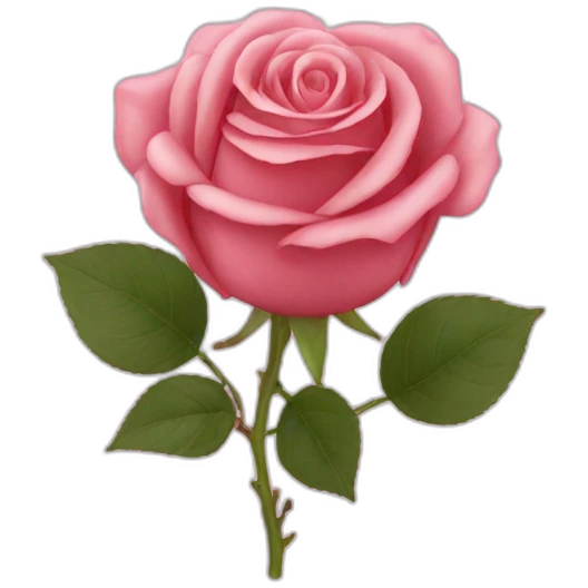 Rose fanée emoji